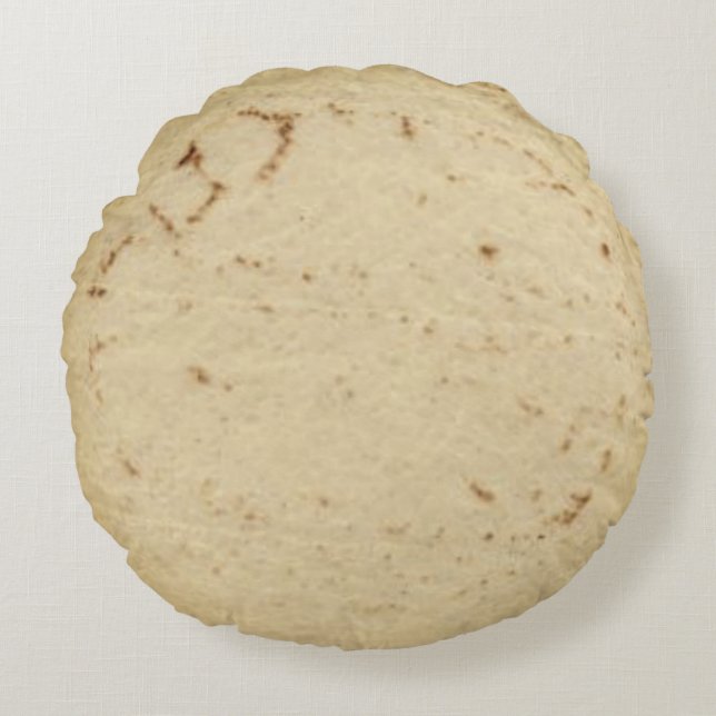Ronde Mexicaanse Tortilla Rond Kussen (Voorkant)
