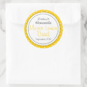 Ronde Meyer Lemon Curd jam potje voedsellabel Sticker (Tas)