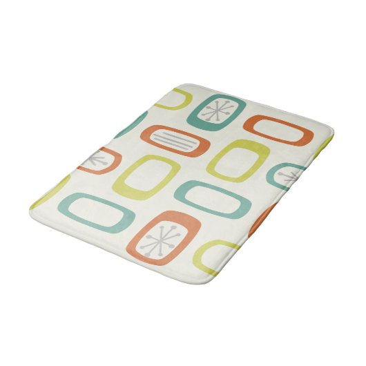 Ronde mideeuwse MCM-rechthoeken Badmat (Gekanteld)