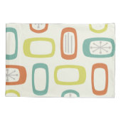 Ronde mideeuwse MCM-rechthoeken Kussensloop (Achterkant)