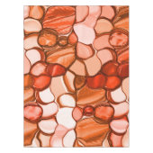 Ronde misvormige vormen zoals zaden, koraal en roo tafelkleed (Voorkant)