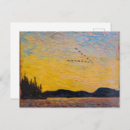 Ronde modderbaai in het meer | Tom Thomson | Briefkaart (Voorkant / Achterkant)