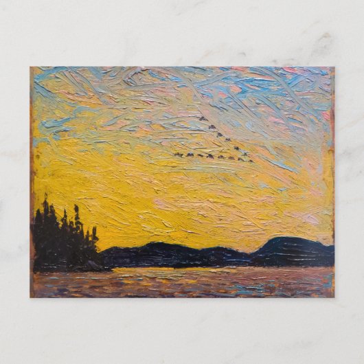 Ronde modderbaai in het meer | Tom Thomson | Briefkaart (Voorkant)