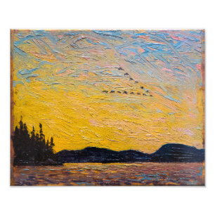 Ronde modderbaai in het meer   Tom Thomson   Foto Afdruk