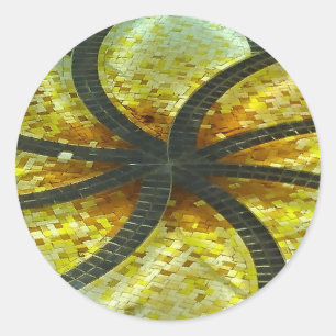 Ronde mozaïekvormer sticker