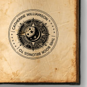 Ronde  mystieke zon Dit boek behoort tot Rubberstempel