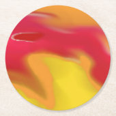 Ronde Onderzetter Marmer 5 Art Design Set (Voorkant)