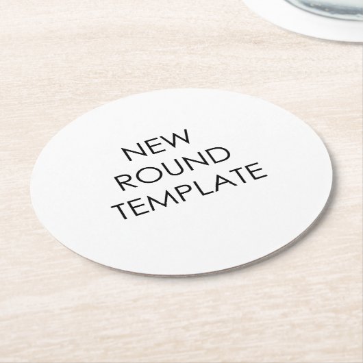 Ronde Onderzetter Sjabloon (Gebogen)