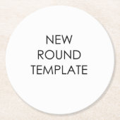 Ronde Onderzetter Sjabloon (Voorkant)