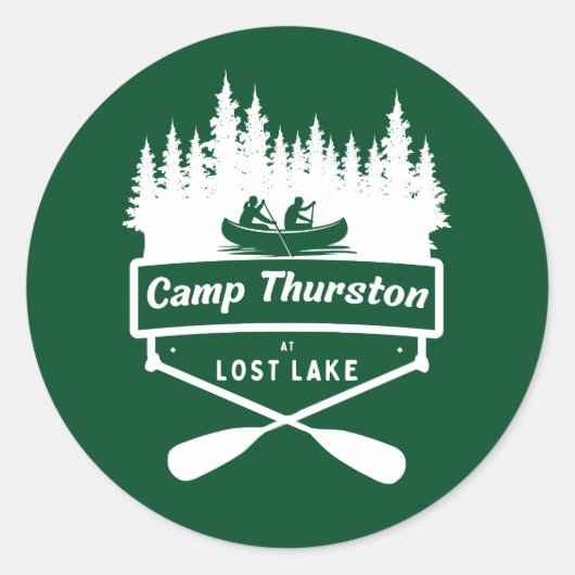 Ronde ontwerp sticker (Voorkant)