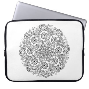 Ronde ontwerpmodule laptop sleeve