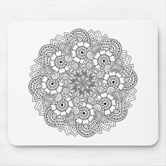 Ronde ontwerpmodule muismat (Voorkant)