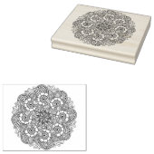 Ronde ontwerpmodule rubberstempel (Gestempeld)
