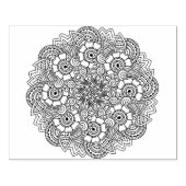 Ronde ontwerpmodule rubberstempel (Afrduk)