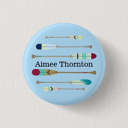 Ronde  oosters button 3,2 cm (Voorkant)