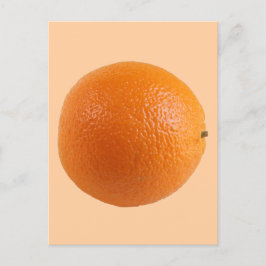 Ronde Oranje fruitfoto Briefkaart