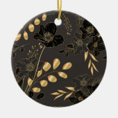 Ronde ornament met een zwarte achtergrond (Voorkant)