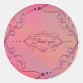 Ronde paisley pattereerde stickers