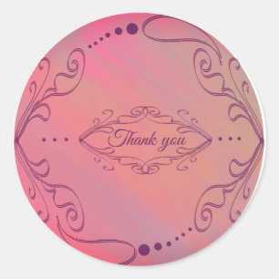 Ronde paisley pattereerde stickers