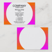 Ronde paneel - kleurovergang 02 visitekaartje (Voorkant / Achterkant)