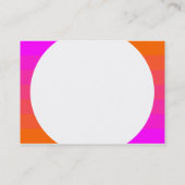 Ronde paneel - kleurovergang 02 visitekaartje (Achterkant)