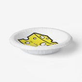 Ronde papieren Bord zo kauwpapier (Gebogen)