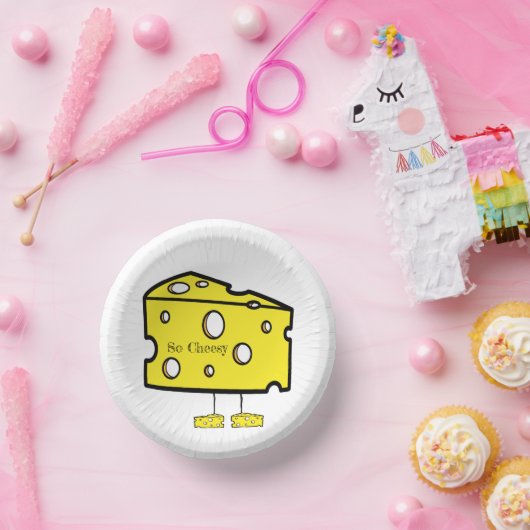 Ronde papieren Bord zo kauwpapier (Feest)