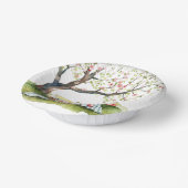 Ronde papieren kommen met picnic design (Gebogen)