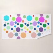 Ronde patronen badhanddoek (Badhanddoek)