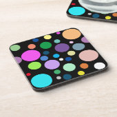 Ronde patronen bier onderzetter (Linkerzijde)