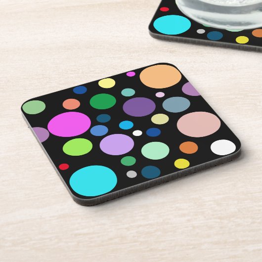 Ronde patronen bier onderzetter (Linkerzijde)