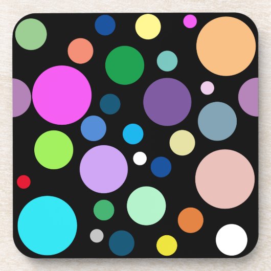 Ronde patronen bier onderzetter (Voorkant)