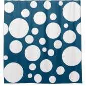 Ronde patronen douchegordijn (Voorkant)