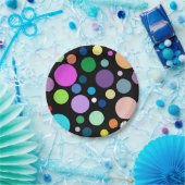 Ronde patronen papieren bordje (Feest)