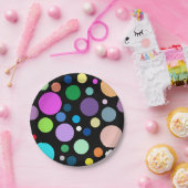 Ronde patronen papieren bordje (Feest)