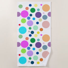 Ronde patronen strandlaken