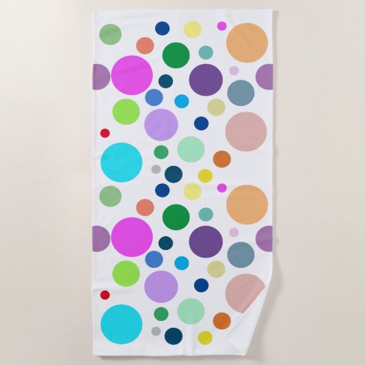 Ronde patronen strandlaken (Voorkant)