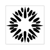 ronde patroon01 rubberen stempel (Afrduk)