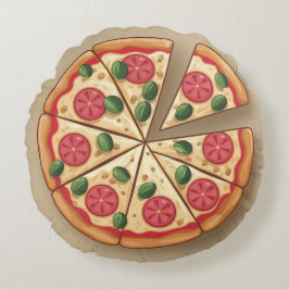 Ronde Pepperoni pizza kussen met magnetron recept