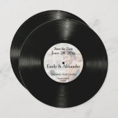 Ronde Persoonlijke foto Opslaan Datum Save The Date (Voorkant / Achterkant)