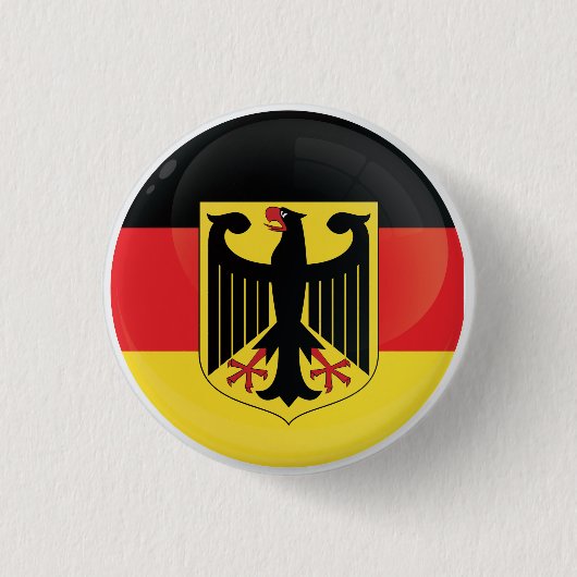 Ronde pictogramvlag Duitsland Button 3,2 Cm (Voorkant)