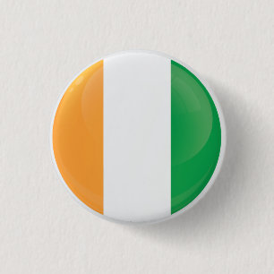 Ronde-pictogramvlag Ierland Ronde Button 3,2 Cm