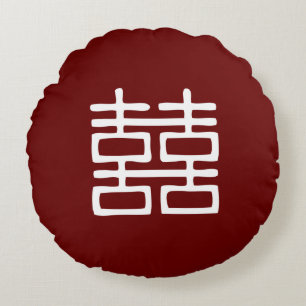 Ronde Pijl met dubbel geluk Rond Kussen