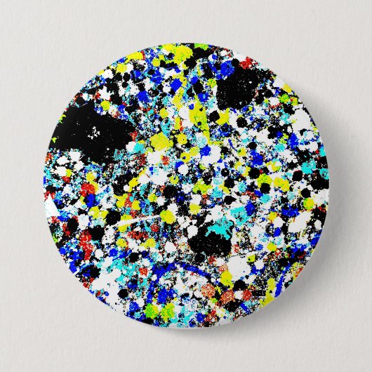 Ronde pin 3in met abstract afbeelding button 7,6 cm (Voorkant)