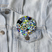 Ronde pin 3in met abstract afbeelding button 7,6 cm (In situ)