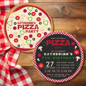 Ronde Pizza-partij Kinderen van afgelopen dag Kaart