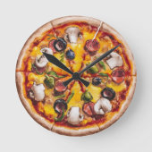Ronde Pizza Ronde Klok (Voorkant)