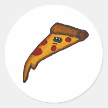 Ronde pizzasticker