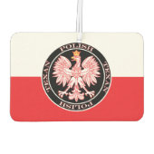 Ronde Poolse Texan Eagle Luchtverfrisser (Achterkant)