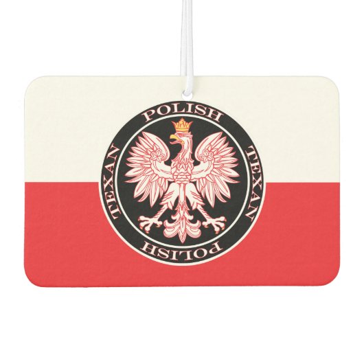 Ronde Poolse Texan Eagle Luchtverfrisser (Voorkant)